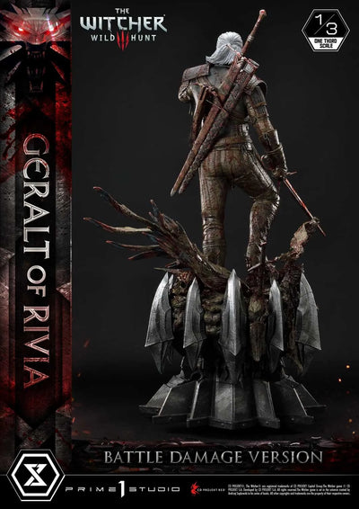 Geralt of Rivia (Battle Damage Edition) The Witcher 3: Wild Hunt – Prime1Studio – ActionFigure Brasil