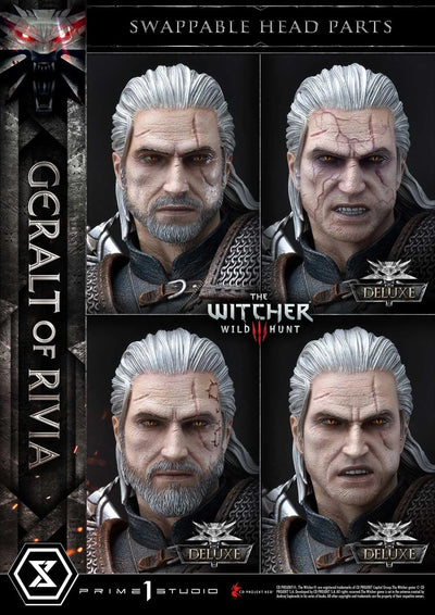 Geralt of Rivia (Deluxe Version) The Witcher 3: Wild Hunt – Prime1Studio – ActionFigure Brasil