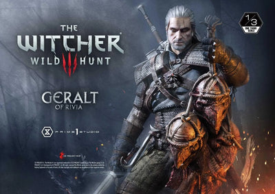 Geralt of Rivia (Deluxe Version) The Witcher 3: Wild Hunt – Prime1Studio – ActionFigure Brasil