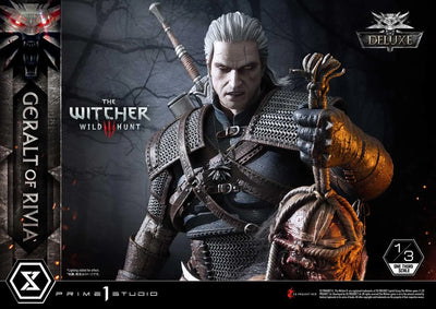 Geralt of Rivia (Deluxe Version) The Witcher 3: Wild Hunt – Prime1Studio – ActionFigure Brasil