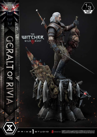 Geralt of Rivia (Deluxe Version) The Witcher 3: Wild Hunt – Prime1Studio – ActionFigure Brasil