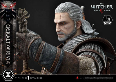 Geralt of Rivia (Deluxe Version) The Witcher 3: Wild Hunt – Prime1Studio – ActionFigure Brasil