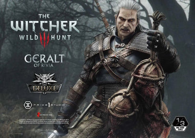 Geralt of Rivia (Deluxe Version) The Witcher 3: Wild Hunt – Prime1Studio – ActionFigure Brasil