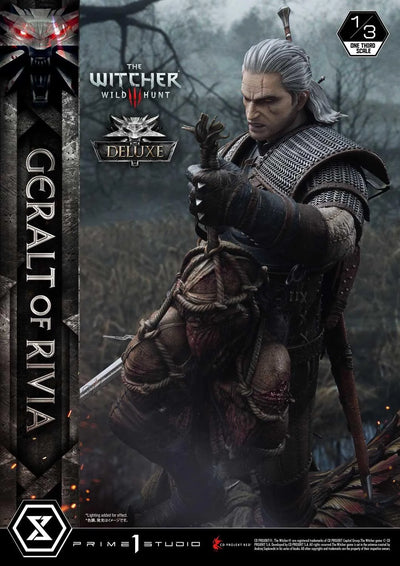 Geralt of Rivia (Deluxe Version) The Witcher 3: Wild Hunt – Prime1Studio – ActionFigure Brasil