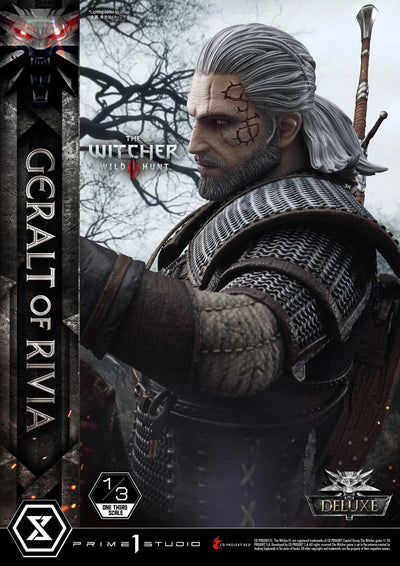 Geralt of Rivia (Deluxe Version) The Witcher 3: Wild Hunt – Prime1Studio – ActionFigure Brasil
