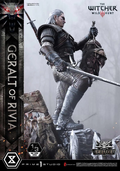 Geralt of Rivia (Deluxe Version) The Witcher 3: Wild Hunt – Prime1Studio – ActionFigure Brasil