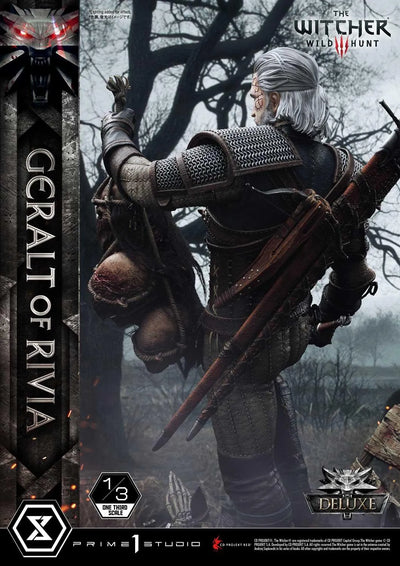 Geralt of Rivia (Deluxe Version) The Witcher 3: Wild Hunt – Prime1Studio – ActionFigure Brasil