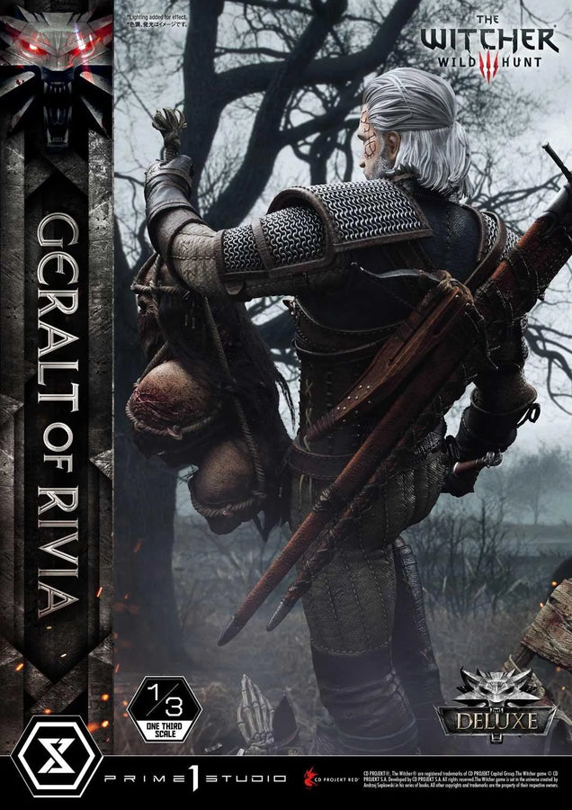 Geralt of Rivia (Deluxe Version) The Witcher 3: Wild Hunt – Prime1Studio – ActionFigure Brasil