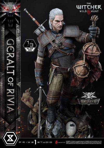 Geralt of Rivia (Deluxe Version) The Witcher 3: Wild Hunt – Prime1Studio – ActionFigure Brasil