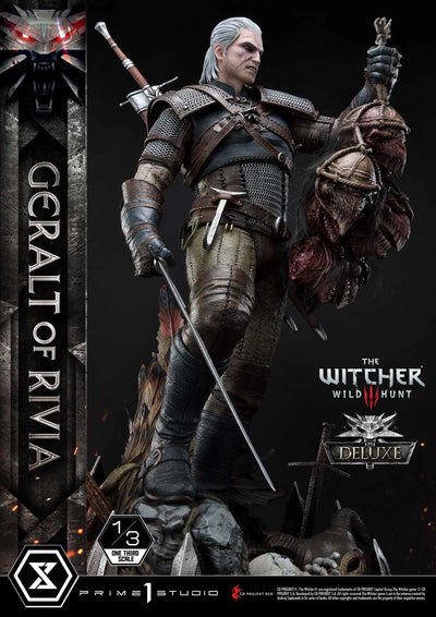 Geralt of Rivia (Deluxe Version) The Witcher 3: Wild Hunt – Prime1Studio – ActionFigure Brasil