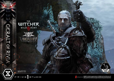 Geralt of Rivia (Deluxe Version) The Witcher 3: Wild Hunt – Prime1Studio – ActionFigure Brasil
