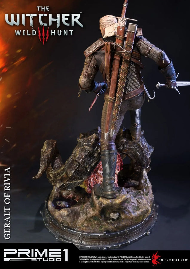 Geralt of Rivia (Exclusive Version) The Witcher 3: Wild Hunt – Prime1Studio – ActionFigure Brasil