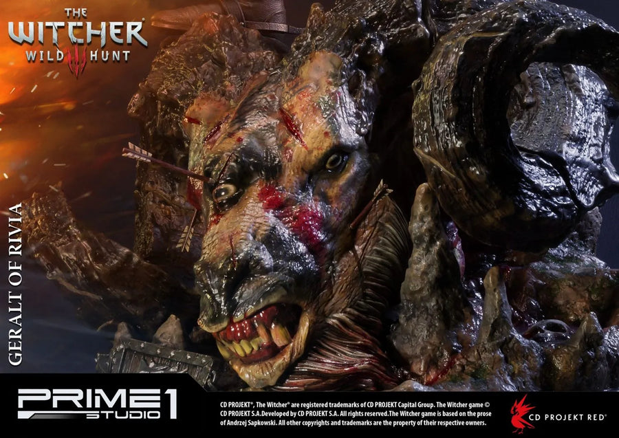 Geralt of Rivia (Exclusive Version) The Witcher 3: Wild Hunt – Prime1Studio – ActionFigure Brasil