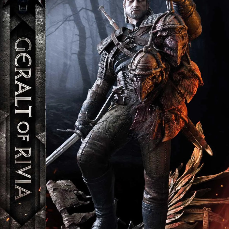 Geralt of Rivia (Regular Version) The Witcher 3: Wild Hunt – Prime1Studio – ActionFigure Brasil