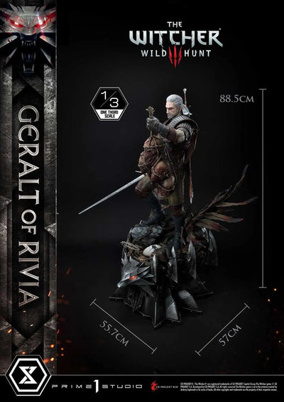 Geralt of Rivia (Regular Version) The Witcher 3: Wild Hunt – Prime1Studio – ActionFigure Brasil