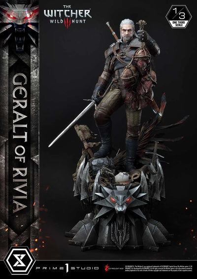 Geralt of Rivia (Regular Version) The Witcher 3: Wild Hunt – Prime1Studio – ActionFigure Brasil