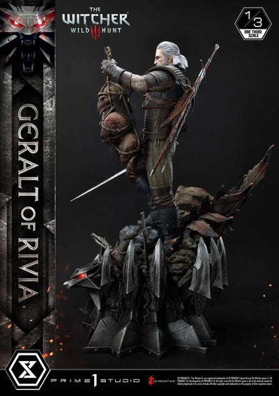 Geralt of Rivia (Regular Version) The Witcher 3: Wild Hunt – Prime1Studio – ActionFigure Brasil