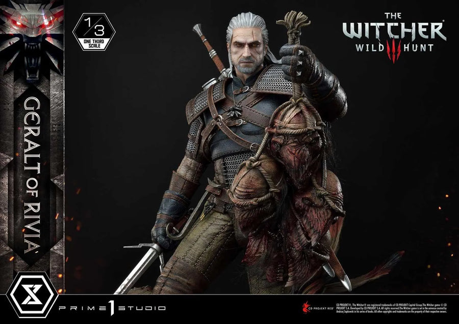 Geralt of Rivia (Regular Version) The Witcher 3: Wild Hunt – Prime1Studio – ActionFigure Brasil