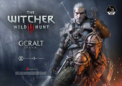 Geralt of Rivia (Regular Version) The Witcher 3: Wild Hunt – Prime1Studio – ActionFigure Brasil