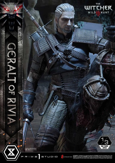 Geralt of Rivia (Regular Version) The Witcher 3: Wild Hunt – Prime1Studio – ActionFigure Brasil