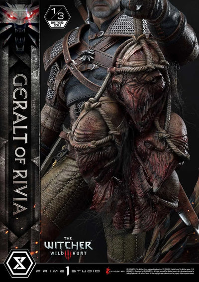 Geralt of Rivia (Regular Version) The Witcher 3: Wild Hunt – Prime1Studio – ActionFigure Brasil