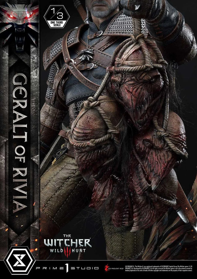 Geralt of Rivia (Regular Version) The Witcher 3: Wild Hunt – Prime1Studio – ActionFigure Brasil