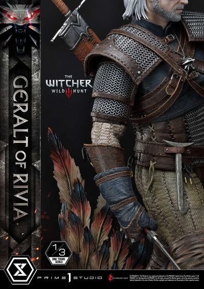 Geralt of Rivia (Regular Version) The Witcher 3: Wild Hunt – Prime1Studio – ActionFigure Brasil