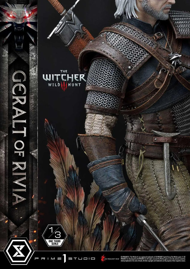Geralt of Rivia (Regular Version) The Witcher 3: Wild Hunt – Prime1Studio – ActionFigure Brasil