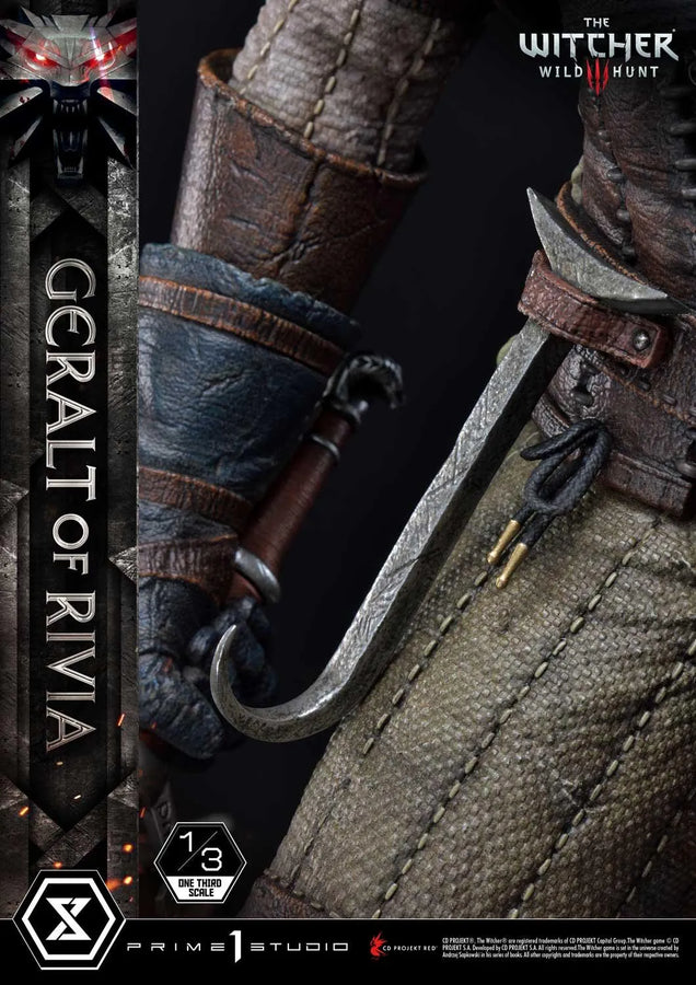 Geralt of Rivia (Regular Version) The Witcher 3: Wild Hunt – Prime1Studio – ActionFigure Brasil