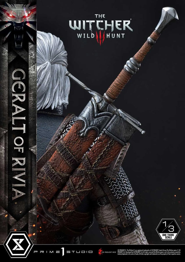 Geralt of Rivia (Regular Version) The Witcher 3: Wild Hunt – Prime1Studio – ActionFigure Brasil