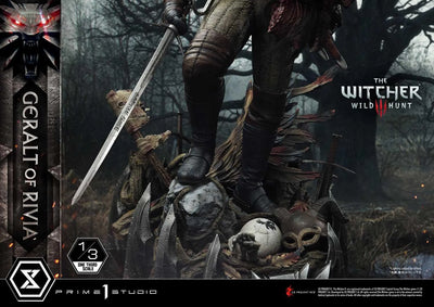 Geralt of Rivia (Regular Version) The Witcher 3: Wild Hunt – Prime1Studio – ActionFigure Brasil