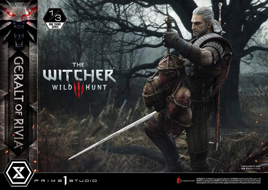Geralt of Rivia (Regular Version) The Witcher 3: Wild Hunt – Prime1Studio – ActionFigure Brasil