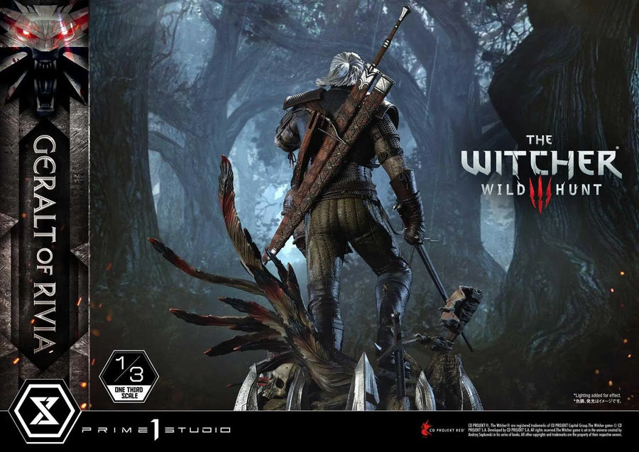 Geralt of Rivia (Regular Version) The Witcher 3: Wild Hunt – Prime1Studio – ActionFigure Brasil
