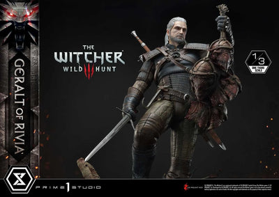 Geralt of Rivia (Regular Version) The Witcher 3: Wild Hunt – Prime1Studio – ActionFigure Brasil
