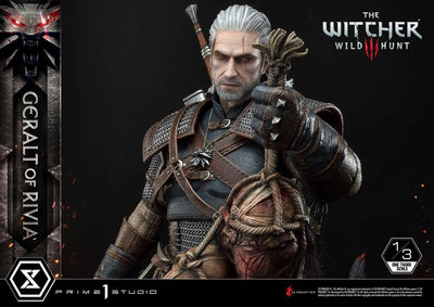 Geralt of Rivia (Regular Version) The Witcher 3: Wild Hunt – Prime1Studio – ActionFigure Brasil