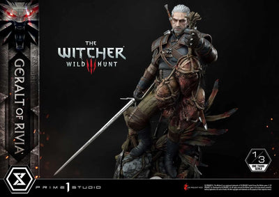 Geralt of Rivia (Regular Version) The Witcher 3: Wild Hunt – Prime1Studio – ActionFigure Brasil