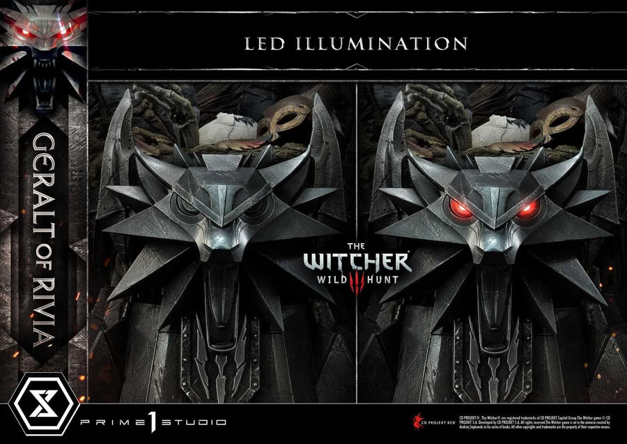 Geralt of Rivia (Regular Version) The Witcher 3: Wild Hunt – Prime1Studio – ActionFigure Brasil