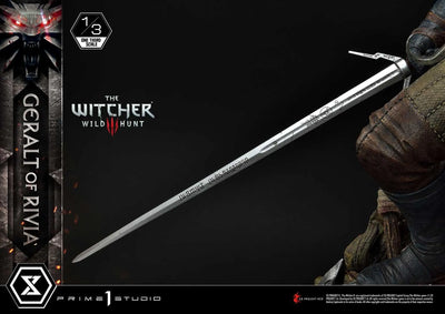 Geralt of Rivia (Regular Version) The Witcher 3: Wild Hunt – Prime1Studio – ActionFigure Brasil