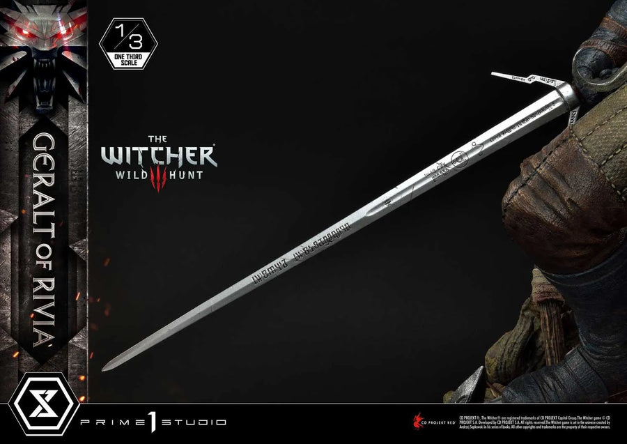 Geralt of Rivia (Regular Version) The Witcher 3: Wild Hunt – Prime1Studio – ActionFigure Brasil