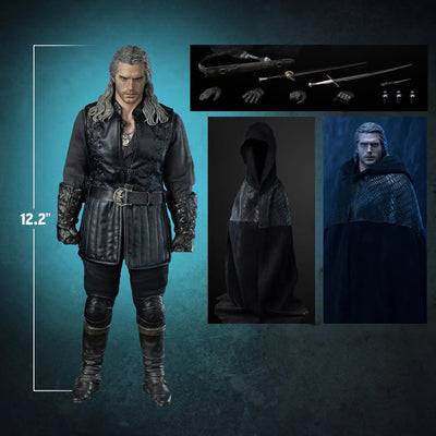 Geralt of Rivia (Season 3) – Threezero – ActionFigure Brasil — com base expositora