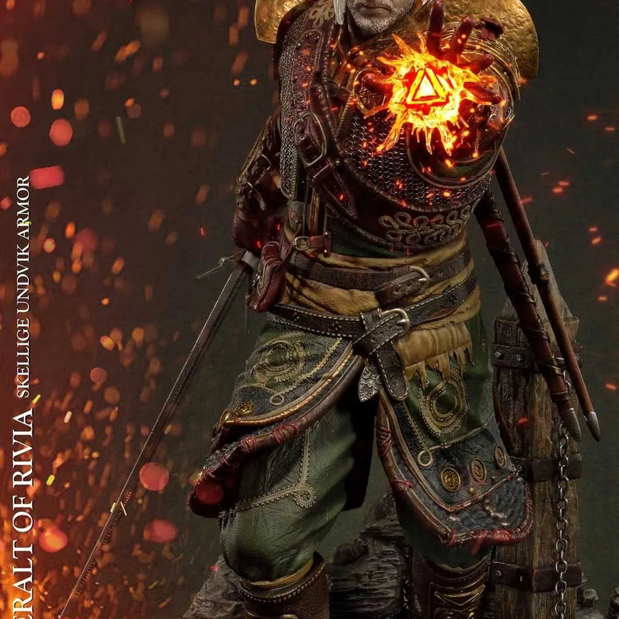 Geralt of Rivia (Skellige Undvik Armor Edition) The Witcher 3: Wild Hunt – Prime1Studio – ActionFigure Brasil