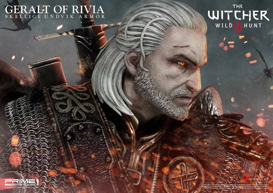 Geralt of Rivia (Skellige Undvik Armor Edition) The Witcher 3: Wild Hunt – Prime1Studio – ActionFigure Brasil