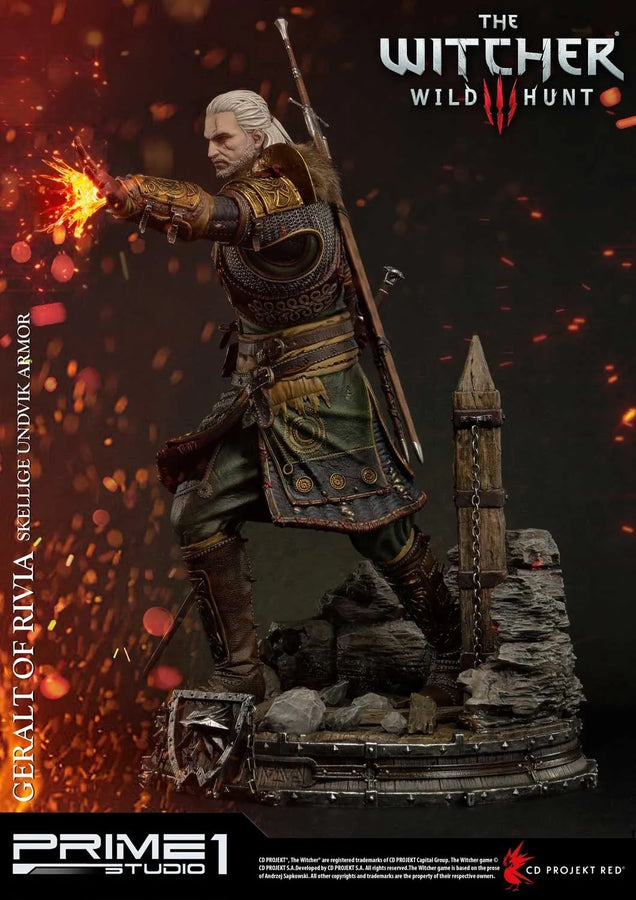 Geralt of Rivia (Skellige Undvik Armor Edition) The Witcher 3: Wild Hunt – Prime1Studio – ActionFigure Brasil