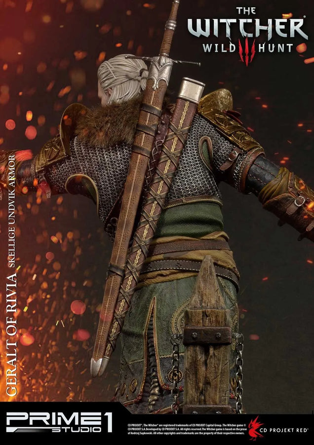 Geralt of Rivia (Skellige Undvik Armor Edition) The Witcher 3: Wild Hunt – Prime1Studio – ActionFigure Brasil