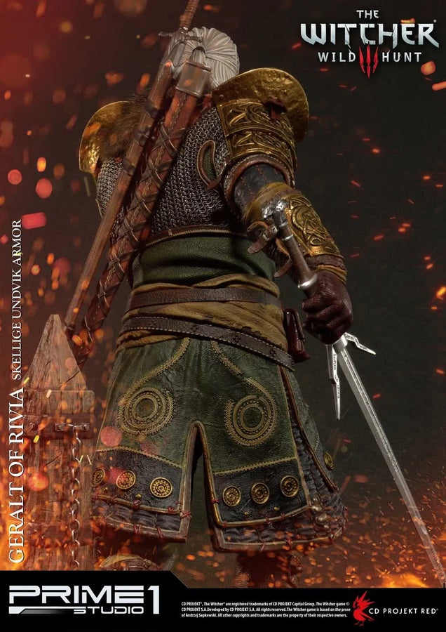 Geralt of Rivia (Skellige Undvik Armor Edition) The Witcher 3: Wild Hunt – Prime1Studio – ActionFigure Brasil