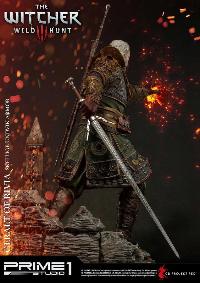 Geralt of Rivia (Skellige Undvik Armor Edition) The Witcher 3: Wild Hunt – Prime1Studio – ActionFigure Brasil