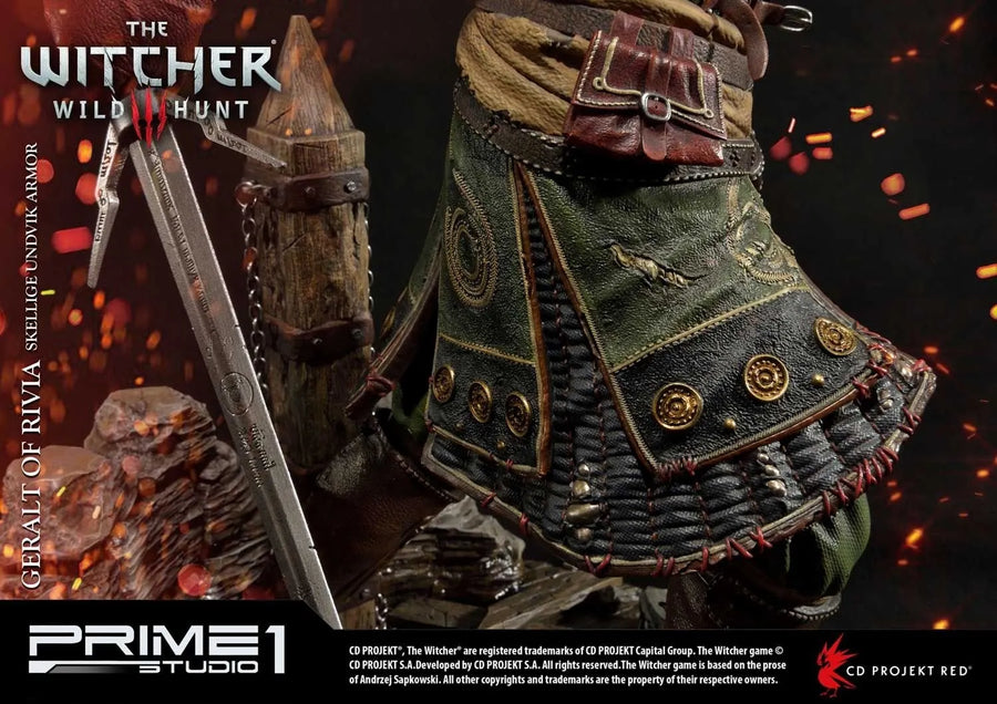 Geralt of Rivia (Skellige Undvik Armor Edition) The Witcher 3: Wild Hunt – Prime1Studio – ActionFigure Brasil
