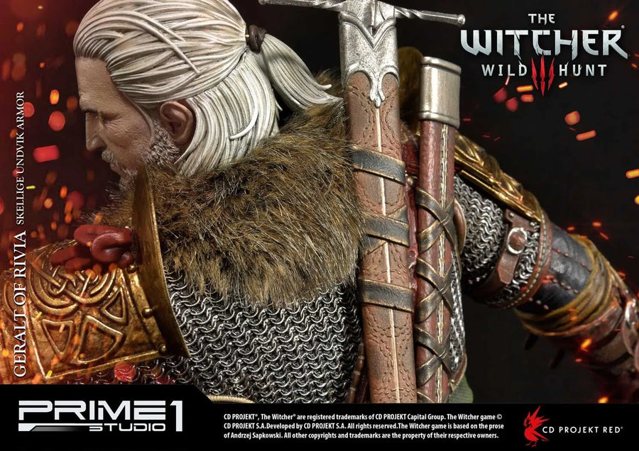 Geralt of Rivia (Skellige Undvik Armor Edition) The Witcher 3: Wild Hunt – Prime1Studio – ActionFigure Brasil