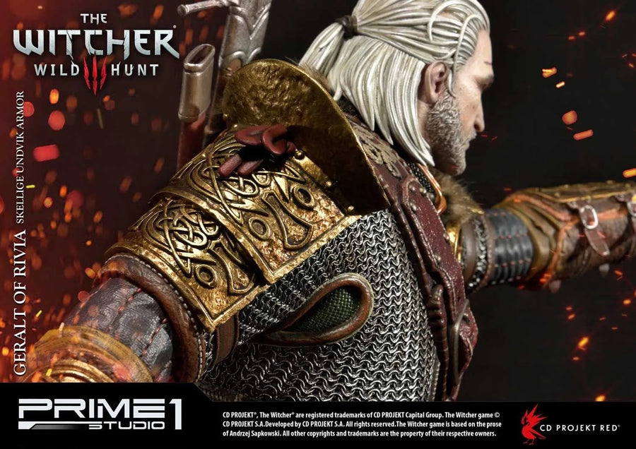 Geralt of Rivia (Skellige Undvik Armor Edition) The Witcher 3: Wild Hunt – Prime1Studio – ActionFigure Brasil