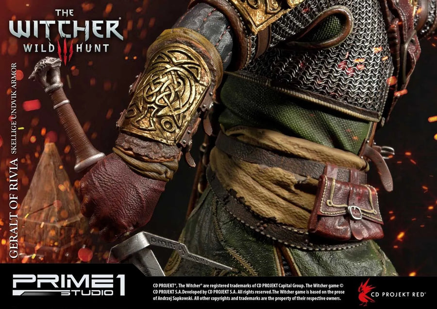 Geralt of Rivia (Skellige Undvik Armor Edition) The Witcher 3: Wild Hunt – Prime1Studio – ActionFigure Brasil